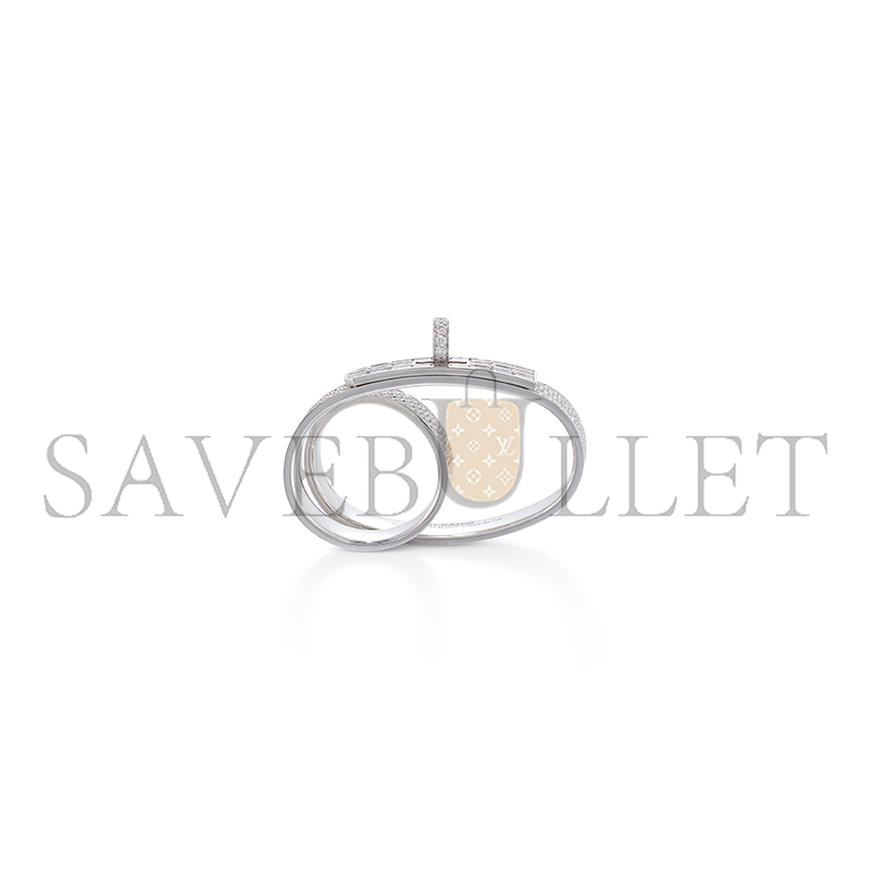 HERMÈS DIAMOND 'KELLY GAVROCHE' DOUBLE RING H221621B
